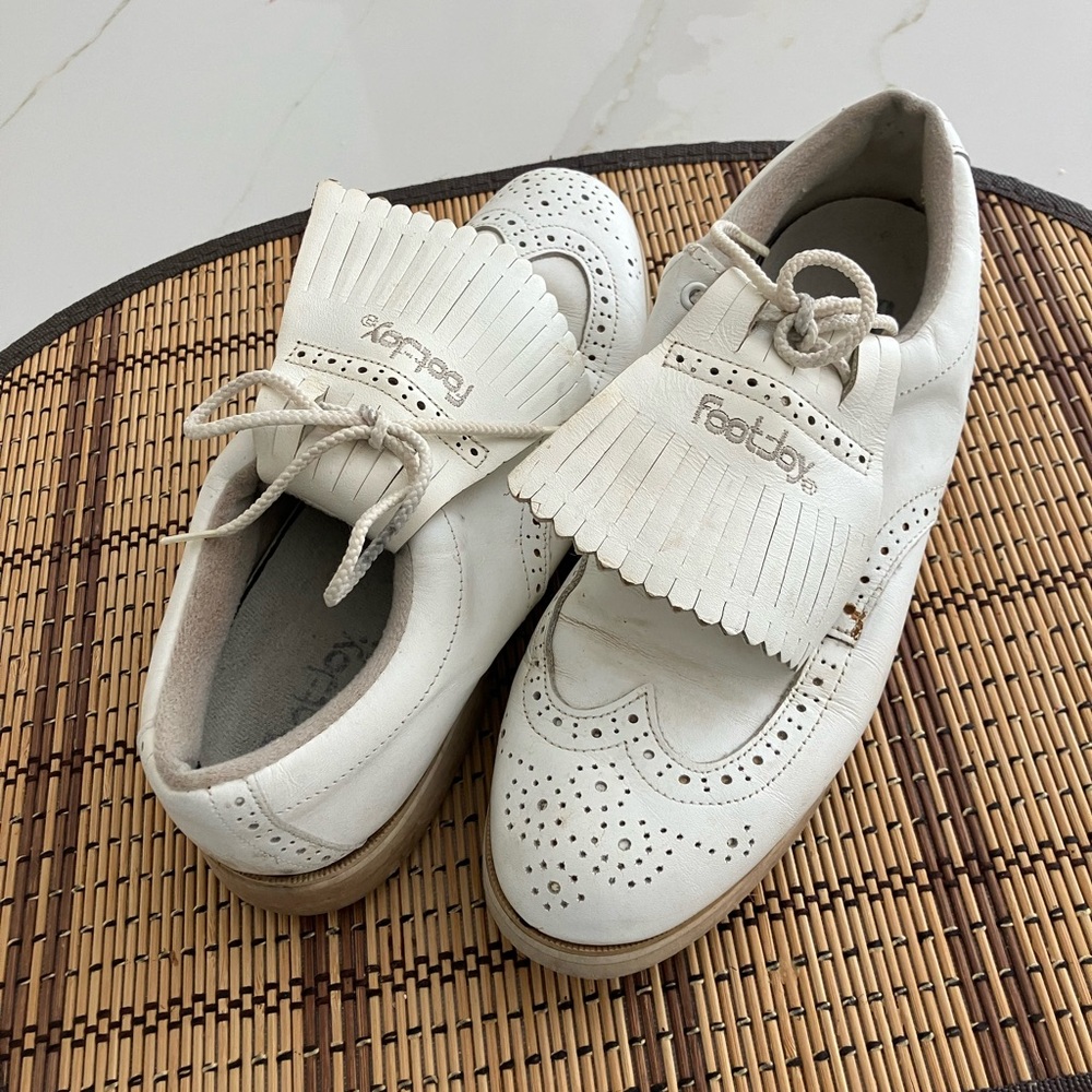 FootJoy Women's White Leather Golf Shoes